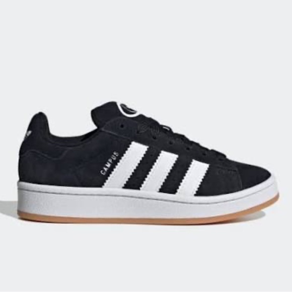 adidas Shoes - Adidas Campus Black with White Stripes